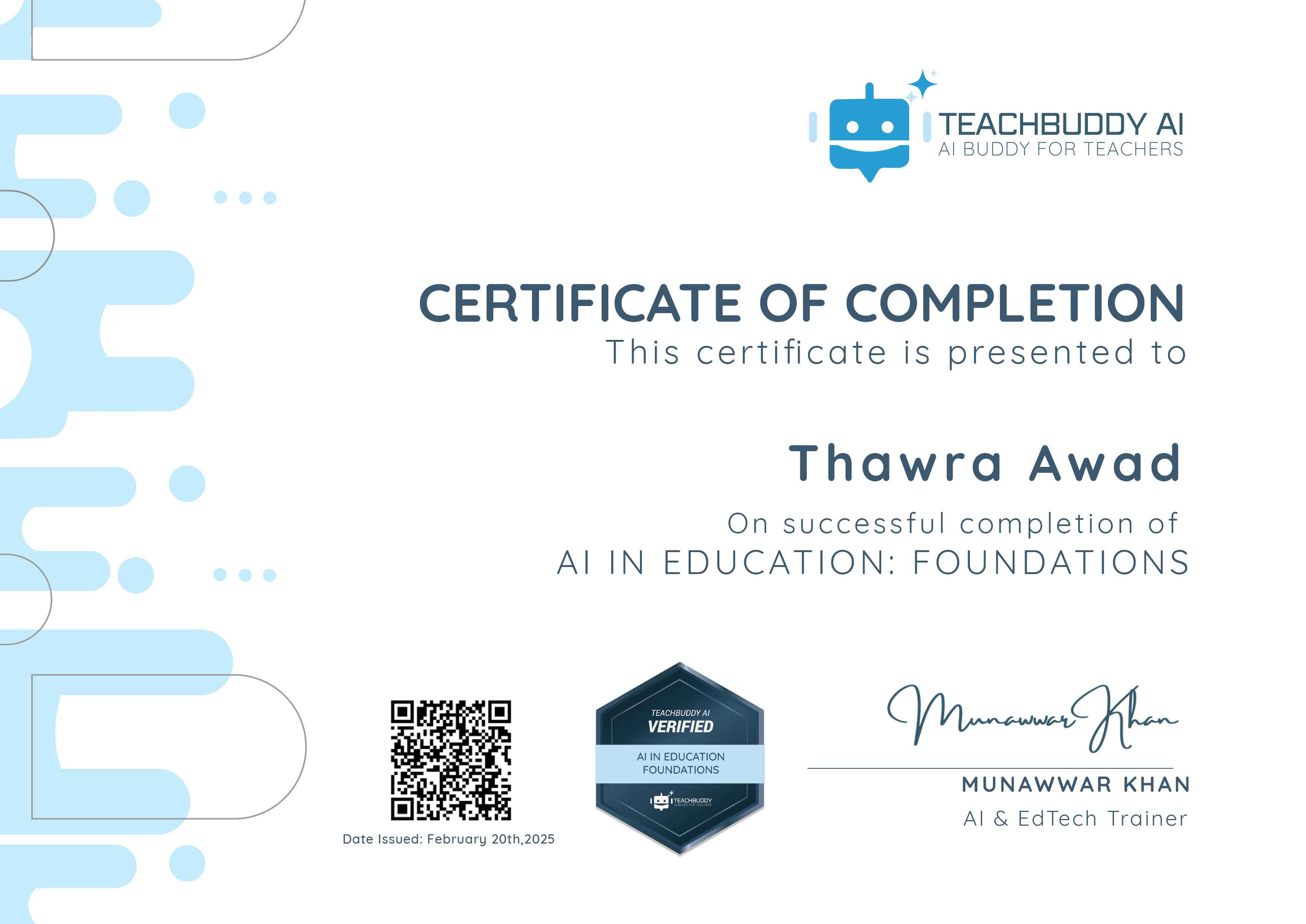 Certificate Image